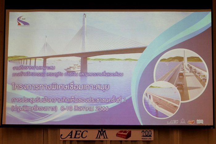 B34bn Koh Samui bridge project starts public hearings