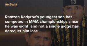 Easy wins for Adam Ramzan Kadyrov’s youngest son has competed in MMA championships since he was eight, and not a single judge has dared let him lose — Meduza