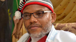 Anyone standing on trial or coming to try me is a terrorist, the law says I can never be tried in any court of law in Nigeria. – Nnamdi Kanu
